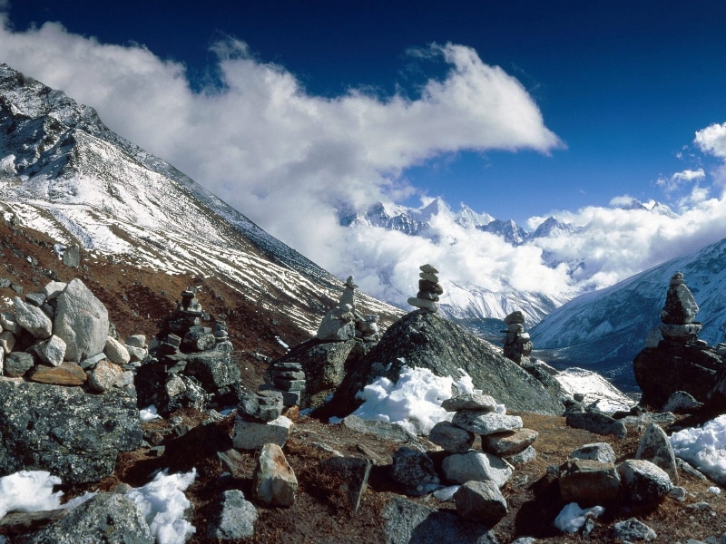 nepal, travel Destinations, mountains, rock, height, beauty In Nature, cold temperature, summer, famous Place, ice, black, snowcapped mountain, sky, tourism