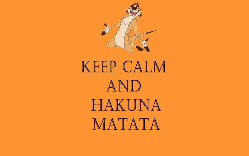 1080P, calm, 1920x1200, matata, funny, timon, hakuna matata, hakuna, keep, keep calm, illustration