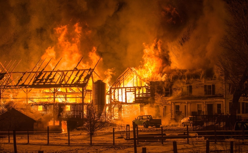 1080P, fire, Vermont, Mark Collier, 500px