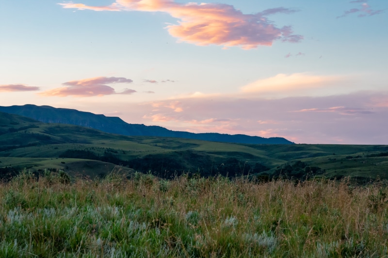 5K, growth, cloud - sky, backlit, nature, no people, dawn, scenic, cloudy, hill, tranquility, summer, outdoors, scenics - nature, daylight, clouds, grass