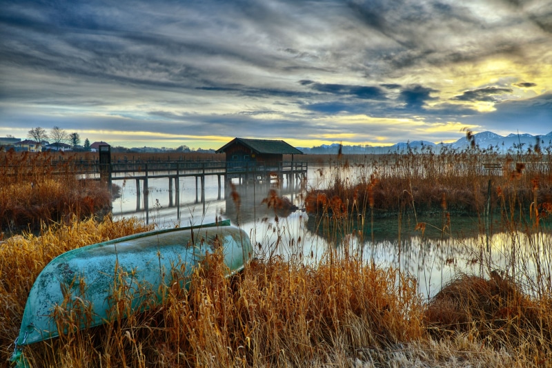 water, Himmel, Deutschland, Wolken, nature, Oberbayern, kalt, near, morning, 4K, Alpen, sunset, boat, Europe, Nikon  Nikkor, outdoors, blue, Bayern, cold
