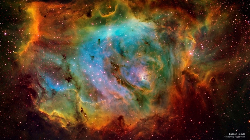 2K, lagoon, Space, nebula