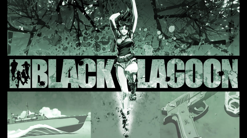 4K, gun, Black Lagoon, Revy