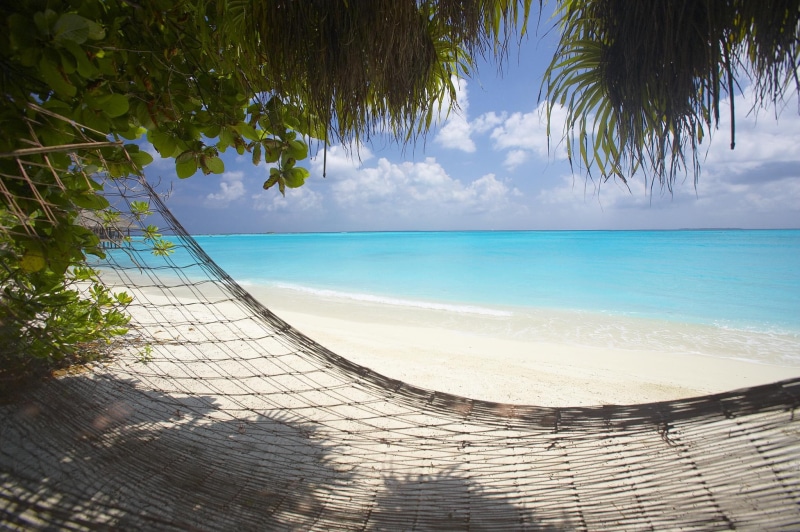 relax, white, blue, sand, lagoon, hammock, bora-bora, tropical, 1080P, ocean, polynesia, paradise, beach, tahiti