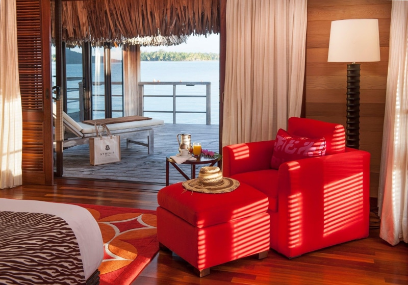 inside, island, tahiti, white, sand, ottoman, atoll, red, beach, tub, ocean, reef, water bungalow, water, tropical, bora, lagoon, beach bungalow, armchair