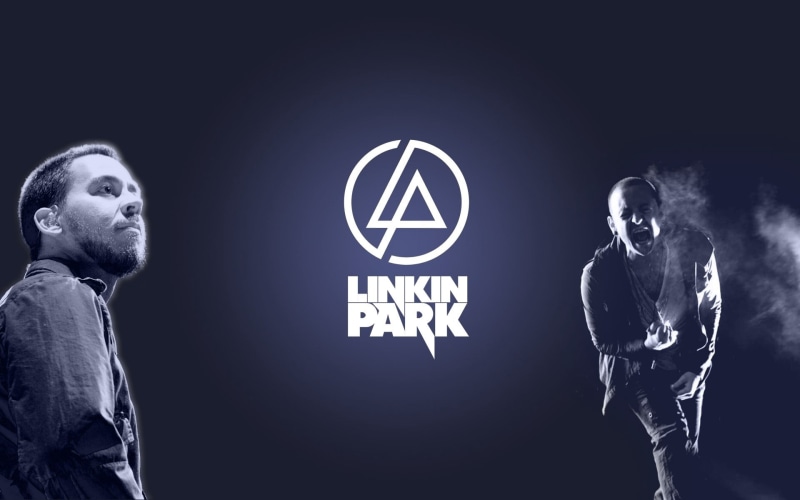 casual clothing, mid adult, facial hair, african Descent, adult, linkin, sign, linkin park, women, name, beard, black Color, mid adult men, symbol, black background