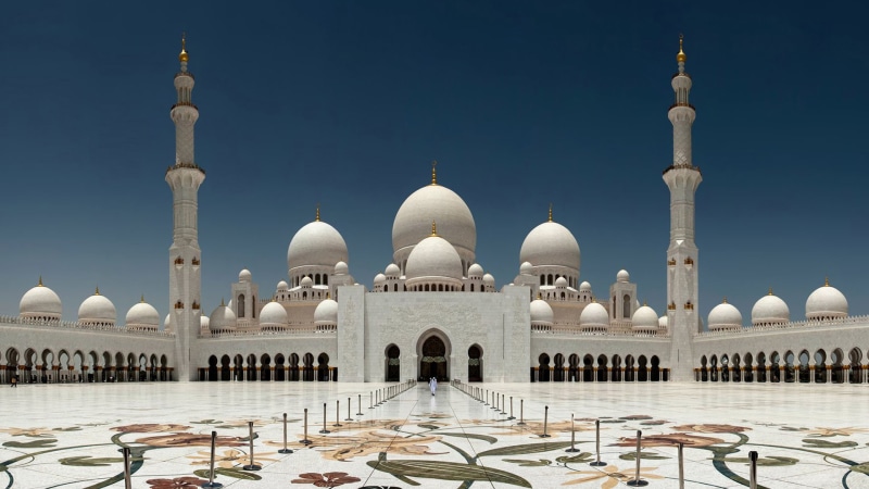 frontal, main, hd, dhabi, sheikh, grand, 1080P, mosque, zayed, abu, entry