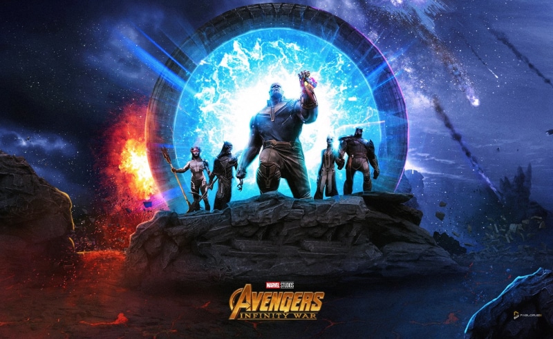 Sci Fi, Corvus Glaive, Thanos, Avengers: Infinity War, Movie, 1080P, Proxima Midnight, Ebony Maw, Cull Obsidian, Marvel Comics