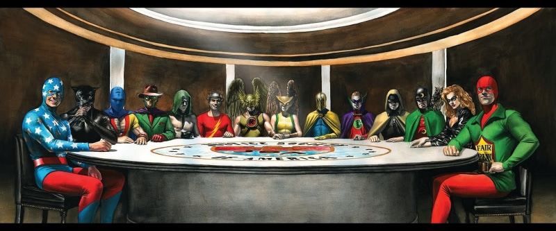 Doctor Fate, Atom (DC Comics), Hawkman, DC Comics, Wildcat (DC Comic), Comics, Jay Garrick, Spectre (DC Comics), Earth-2  (DC Comics), Green Lantern, 1080P