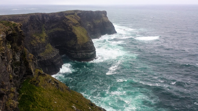 ireland, places, galway, land, clouds, mountain, near, landscape, stack rock, infinity, ocean, 4K, wonderful, mato, trees, nature, tranquility, sport