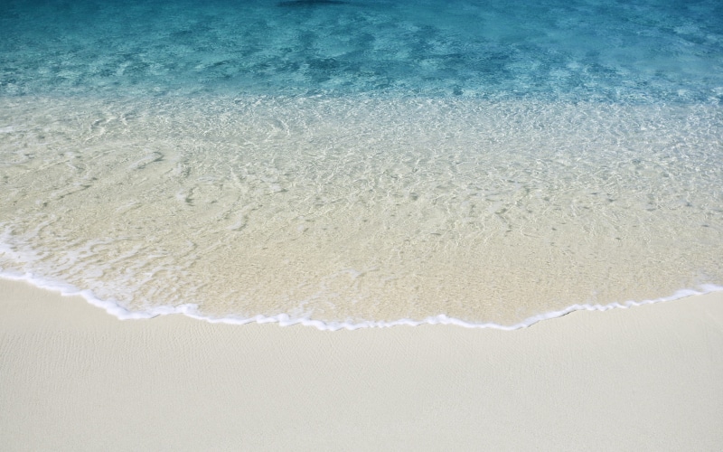 land, high angle view, sport, aquatic sport, nature, tranquility, motion, sand, 2K, water, outdoors, scenics - nature, foam, beauty in nature, waves, teal