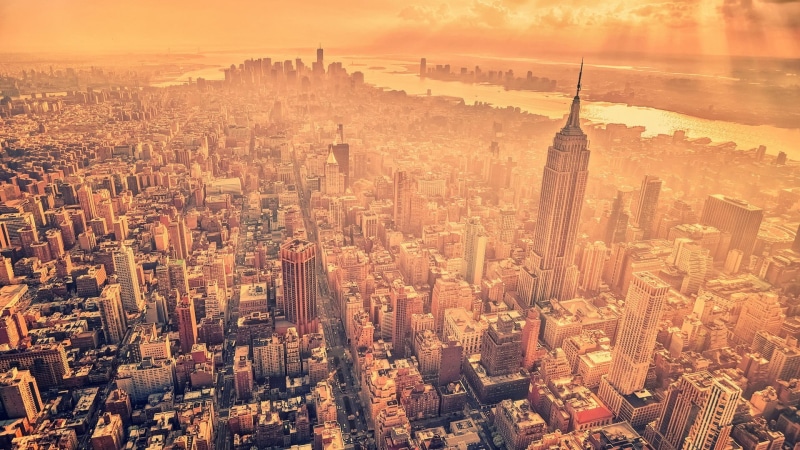 built Structure, no People, crowded, asia, tall - High, sky, birds eye view, Manhattan, manhattan - New York City, urban Skyline, nature, Empire State Building