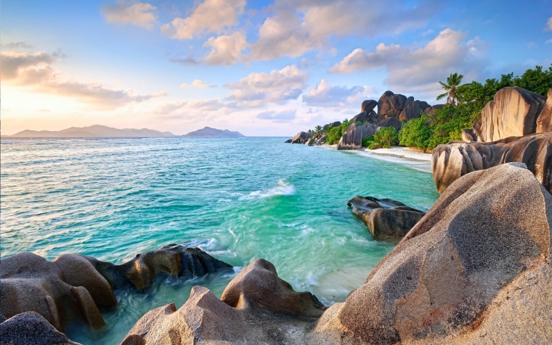 journey, rock - Object, waters Edge, rock formation, travel, solid, 2K, no People, stone - Object, lagoon, wave, scenics, blue, tourism, relaxation, cloud - Sky