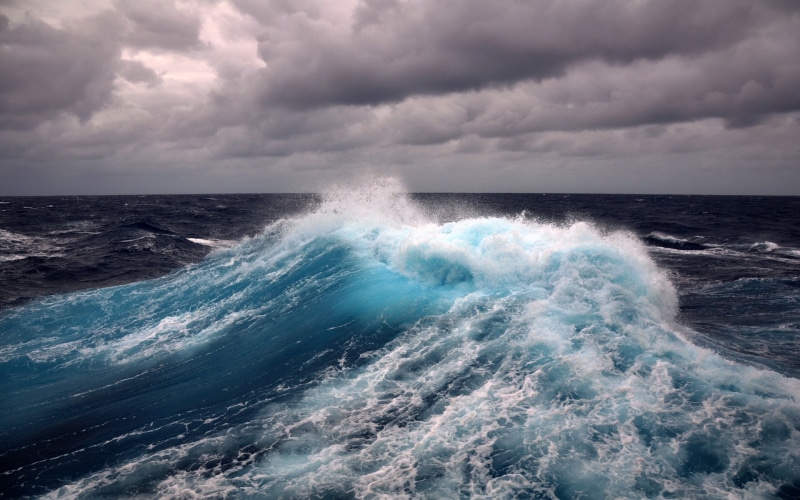 1080P, Wind, Storm, Sea, Water, Wave