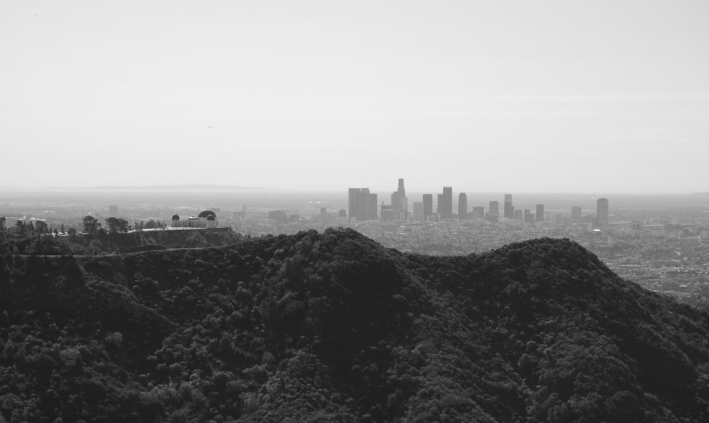 city, cityscape, landscape, black and white, copy space, no people, united states, panorama, nature, office building exterior, 2K, skyscrapers, architecture