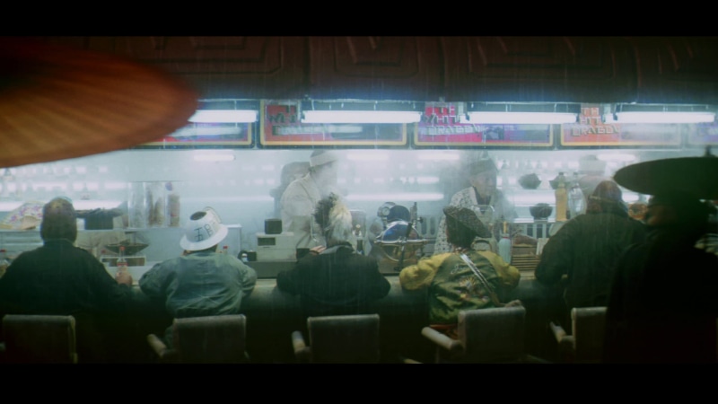 Blade Runner, indoors, men, retail display, adult, tv, movies, choice, communication, auto post production filter, real people, business, leisure activity