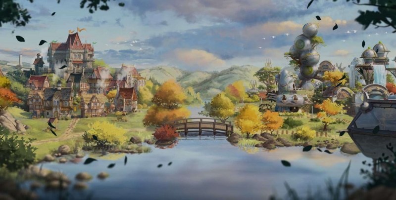 Cloud, Video Game, 1080P, Forge Of Empires, Bridge, River, Building