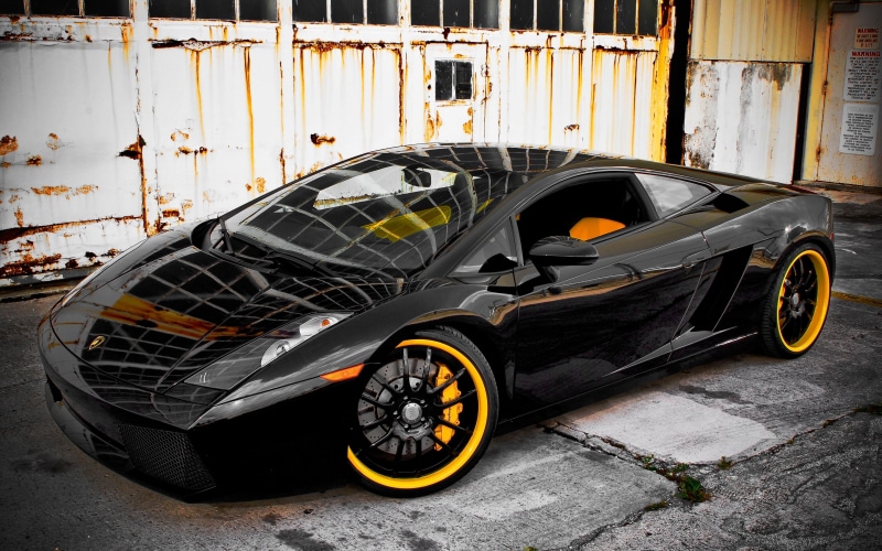 coupe, sports, 2K, forged, cars, black, gallardo, lamborghini