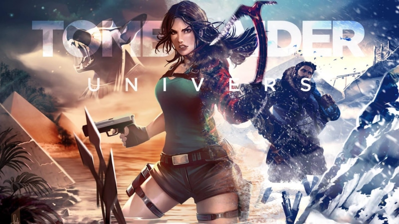 young adult, 1080P, lifestyles, activity, sunglasses, PC gaming, young women, Rise of Tomb Raider, young men, city, glasses, Lara Croft, technology, men
