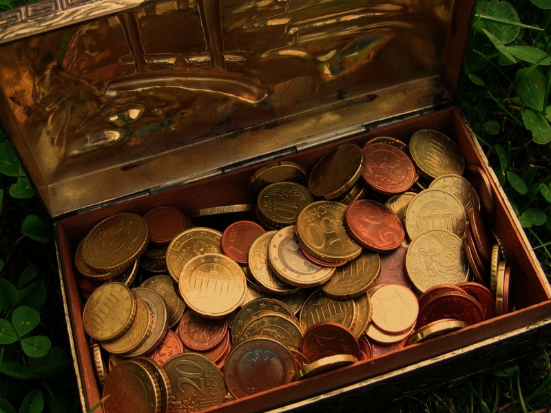 specie, box, value, case, coins, no people, savings, still life, collection, gold, finance, colored, € coin, money, cent, coin, business finance and industry
