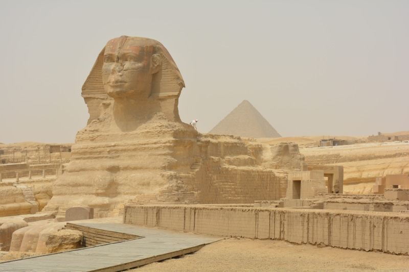 egyptian, pyramid, tomb, statue, history, tutankhamen, ancient history, clear sky, human representation, nature, cairo, pharaoh, male likeness, the past