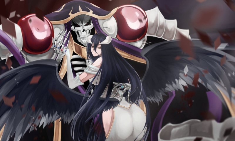 focus on foreground, costume, black color, Ainz Ooal Gown, celebration, festival, mask, Anime, mask - disguise, representation, Overlord, art and craft