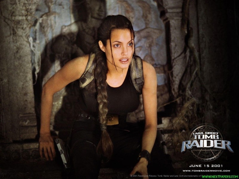 5K, 4k, girls, raider, Angelina Jolie, Tomb