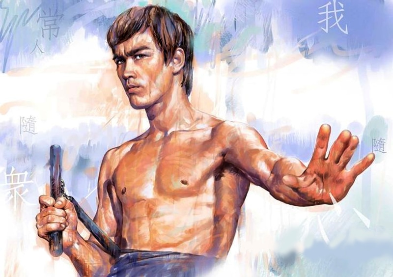 4K, legend, Bruce Lee, master