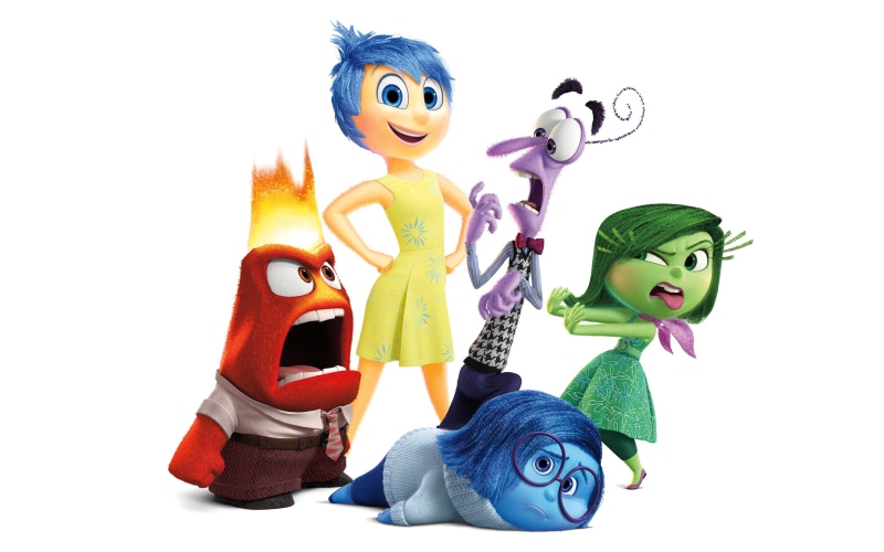 2K, inside, joy, inside out, sadness, anger, fear, disgust