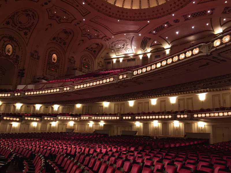 auditorium, indoors, seats, lighting equipment, hall, stage Theater, building, stage - Performance Space, concert, attraction, nightlife, history, movie Theater