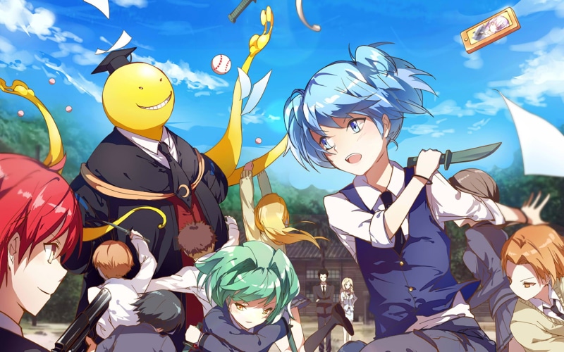 Kayano Kaede, Shiota Nagisa, Ansatsu Kyoushitsu, Koro-sensei, Karma Akabane, 1080P