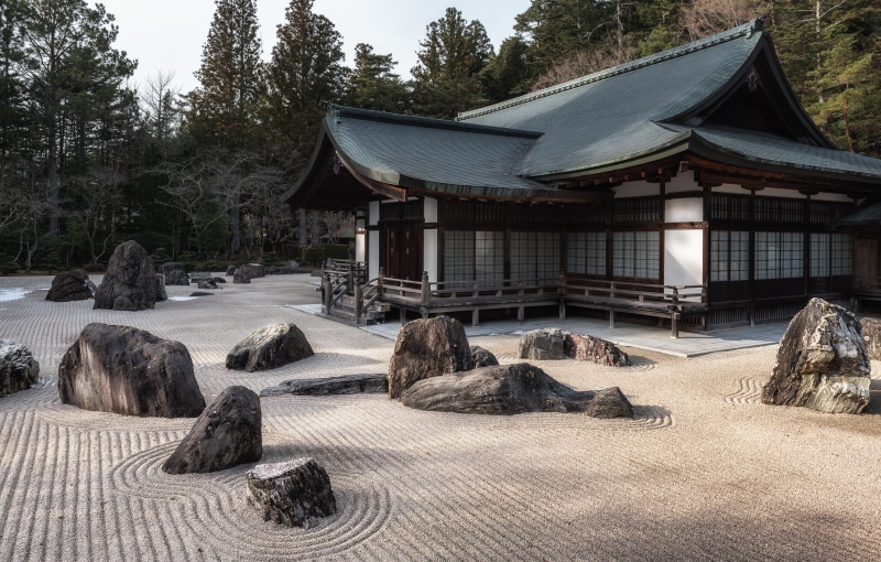 bear, abies, shrine, plant, house, solid, worship, mammal, animal, dry landscape, 5K, temple, architecture, fir, day, sky, building, place of worship