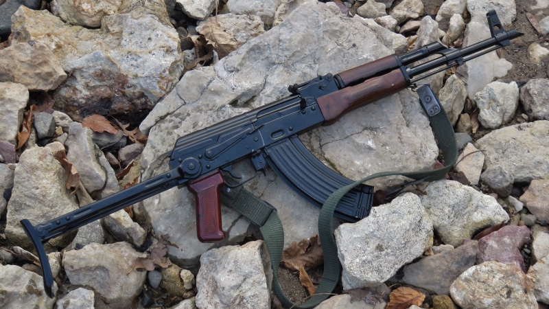 kalashnikov, weapon, 2K, gun, AKMS, Poland