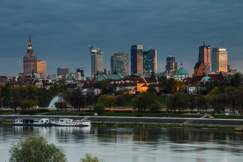 Poland, cityscape, skyscraper, 720P, Warsaw