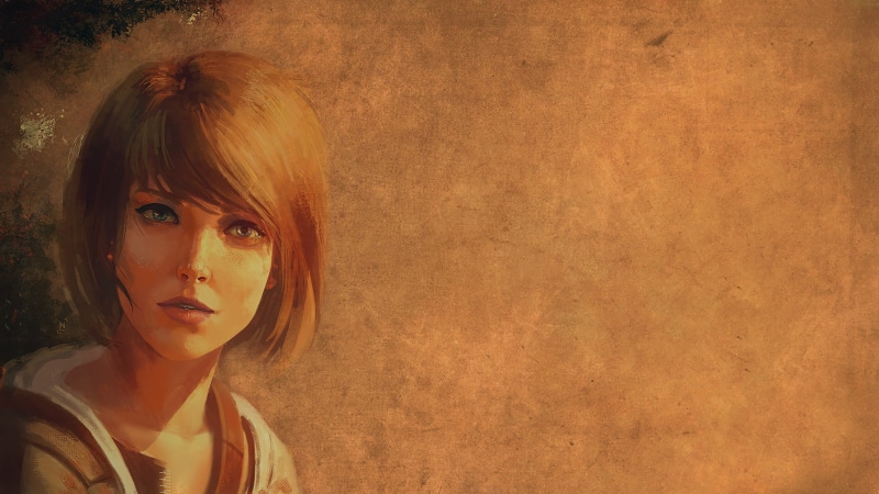 headshot, front view, indoors, young adult, lifestyles, real people, fantasy art, human face, women, hair, contemplation, adult, Max Caulfield, beautiful woman