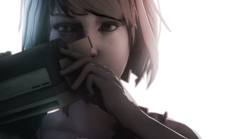 day, looking at camera, front view, lifestyles, child, connection, portrait, low angle view, headshot, Life Is Strange, one person, technology, young adult