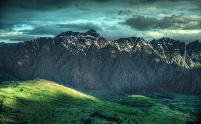 Rock, Peak, Isolated, Zealand, region, Pacific, Wilderness, overcast, Village, 2010, scenics - nature, Oceania, Wild, tranquility, physical geography, Mountains