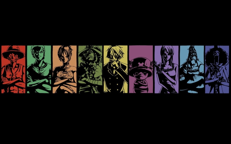 One Piece, human representation, no people, 1080P, screenshot, characters, night, creativity, collage, arts culture and entertainment, indoors