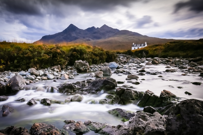 landscape, river  cottage, glen  water, rivers, 4K, sligachan, cuillin, 6d, canon, landscape photography, nature, outdoors, Scotland, allt, photography