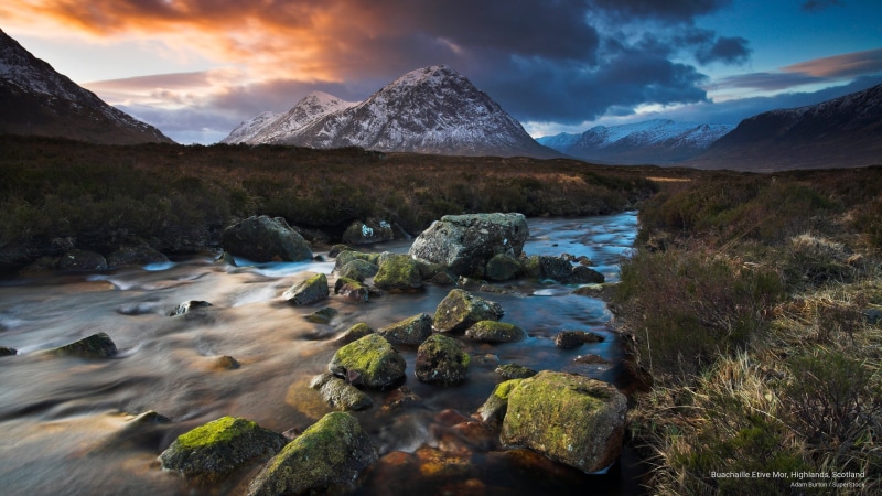 scotland, etive, buachaille, 2K, highlands, Mountains, mor