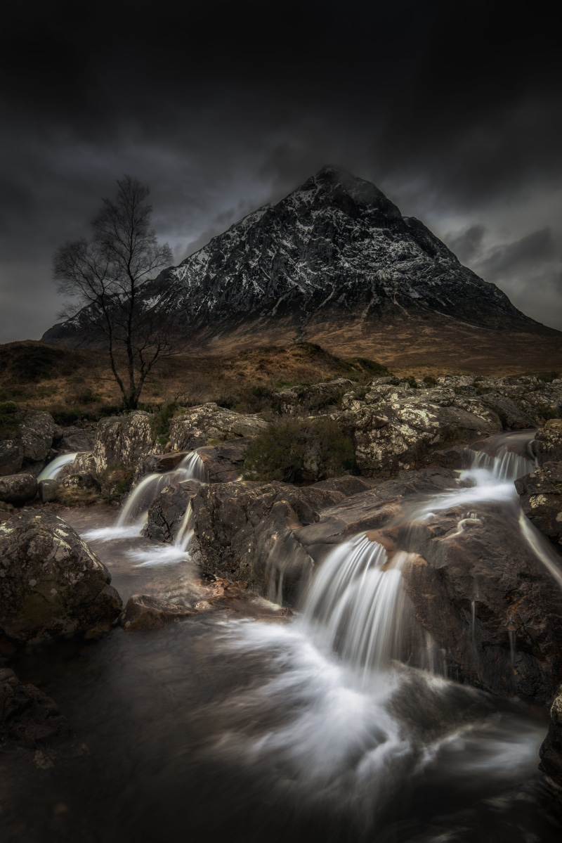 andi, scotland, Waterfall, green, graphic, river, outdoors, beauty In Nature, highlands, 5K, black, scenics, stream, landscape, mountains, jones, campbell