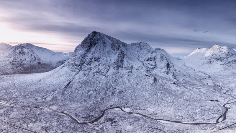 highland, freezing, winter, outdoors, europe, tranquility, massif, environment, snow, mountain range, scenics - nature, ridge, nunatak, land, cloud, nature