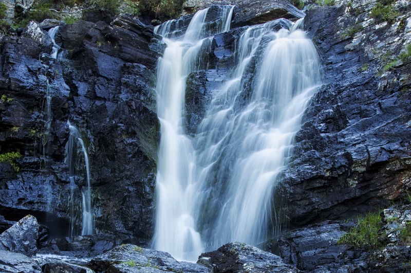 Scotland, highlands, landscape, nature, Highlands, rock - Object, outdoors, water, 2K, waterfalls, Falls, photo, An Teallach, West Highlands, scotland
