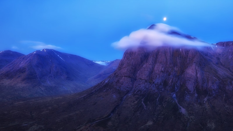 Scotland, 1080P, mountains, peak, Scottish Highlands, blue