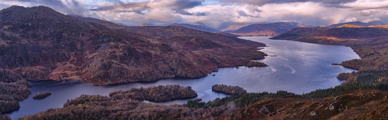 Mountain, rock, Scenery, Island, Mountains, cloud - sky, body, Wilderness, travel destinations, LochLomondandTheTrossachsNationalPark, Scottish, Ben Venue