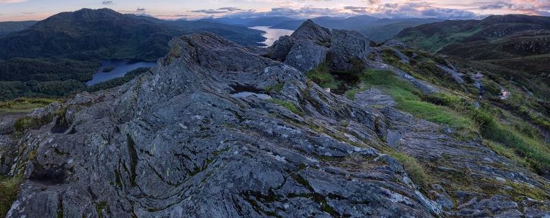 rock, Lake, viewpoint, land, Mountains, Outdoor, Mountain, Wilderness, Vacation, day, scenics - nature, lochkatrine, katrine, formation, trossachs, rock - object