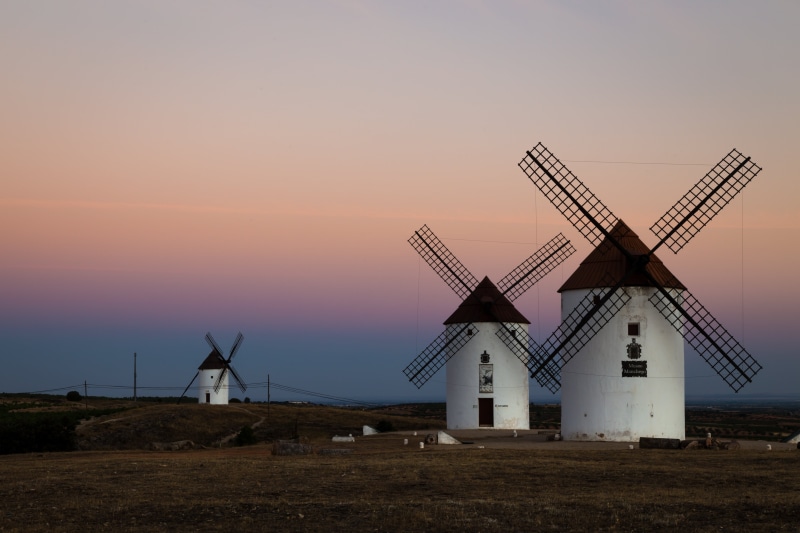 Quixote, Spain, La Mancha, white, sunset, spain, daytime, Canon 6D, Landscape, 4K, windmills, Cuenca, brown, Mota del Cuervo, outcast, windmill, photography