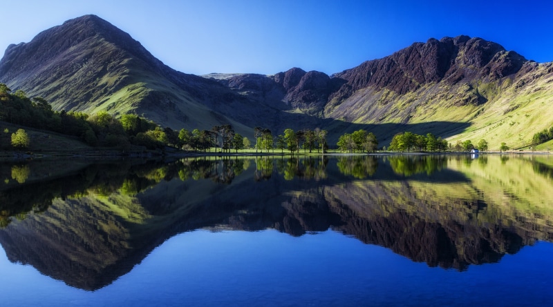 scenics - nature, sentinelsofbuttermere, sky, Scenery, Impressive, fleetwithpike, Reflection, mountain peak, Beautiful, extraordinary, mountain range, day