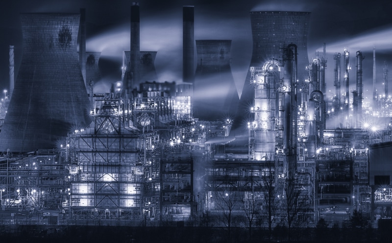 nuclear, factory, building exterior, Nature, fuel and power generation, stunning, office building exterior, photo, illuminated, industrial building, industry