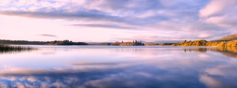 Scotland, Clouds, sky, scenics - nature, environment, tree, blue, remarkable, Lake, no people, cloud - sky, Outdoors, Outstanding, inchmahome, beauty in nature